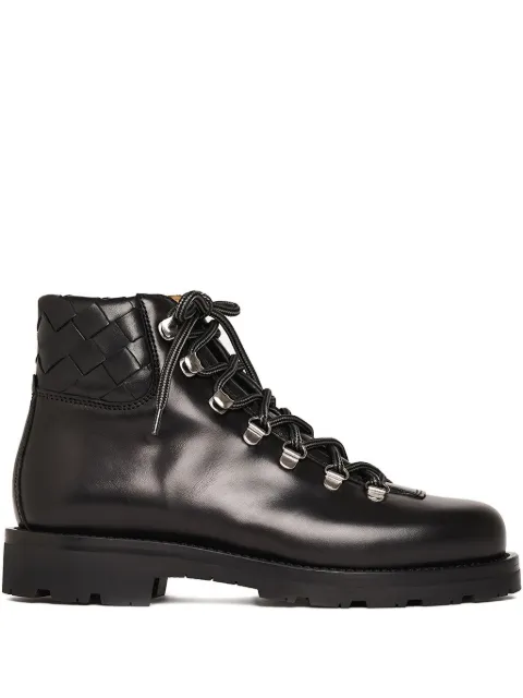 Scarosso Catherine leather lace-up boots Black CATHERINEBOOTBLWCALF