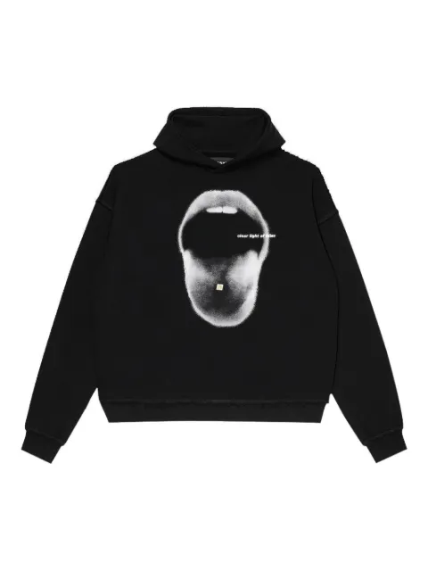 MISBHV mouth-print graphic hoodie Black 241M270