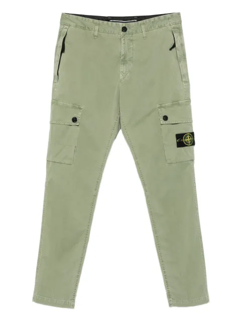 Stone Island patch-pocket cargo pants Green K2S153100034S00L1