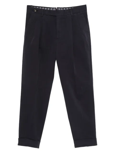 PT Torino pleat-detail tailored trousers Blue ZTCLZB0CL1NK03