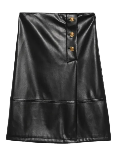 TWINSET button-fastening midi skirt Black 252TP2233