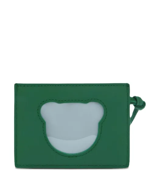 Furla bear-cutout card holder Green WP00542BX31044401