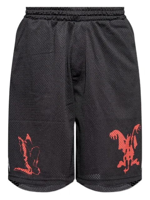 44 LABEL GROUP graphic-print shorts Black B0030617FA683P699