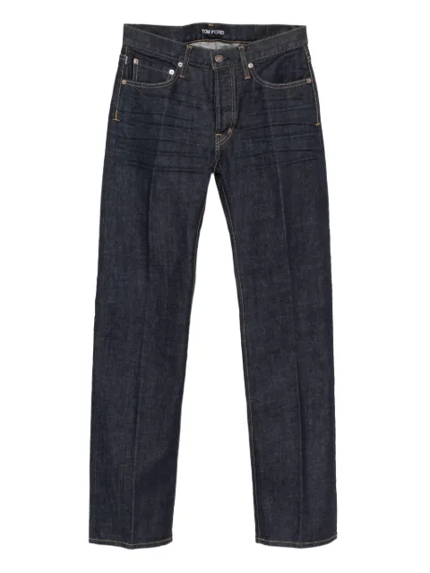 TOM FORD Selvedge Bootcut cotton jeans Blue DPB003DMC082