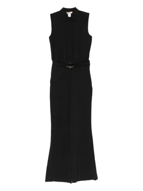 TWINSET sleeveless belted jumpsuit Black 252TP2282