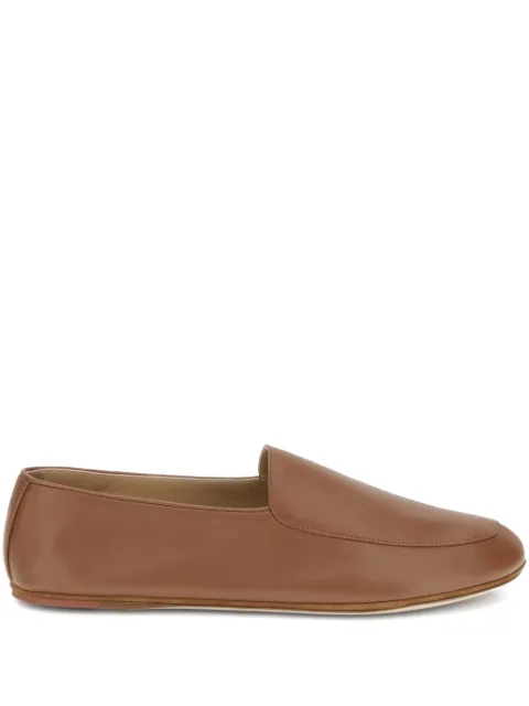 Loro Piana leather loafers Brown FAQ2451