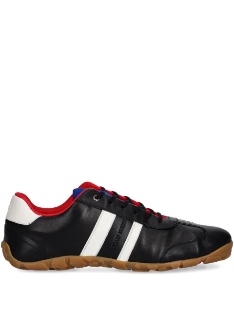 Wales Bonner Cadence striped leather sneakers Black WBM43520B