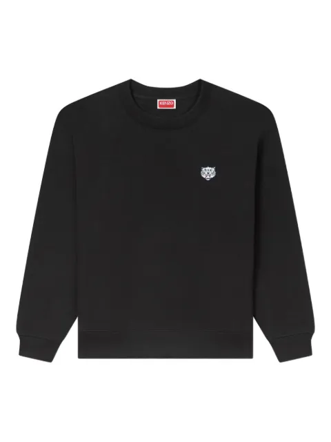 Kenzo Happy Tiger crew-neck sweatshirt Black FF62SW2524MF