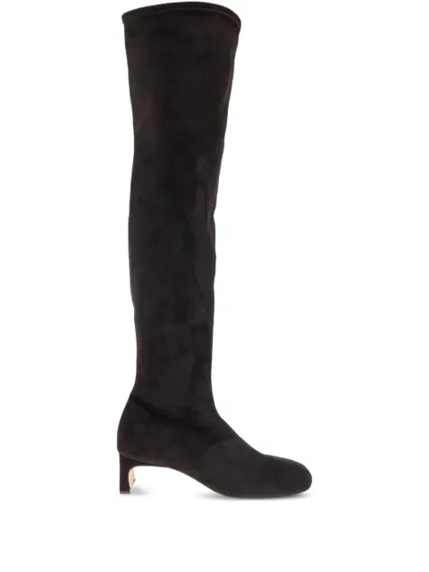 ODISSI 50mm suede over-the-knee boots Brown OD45140B22300