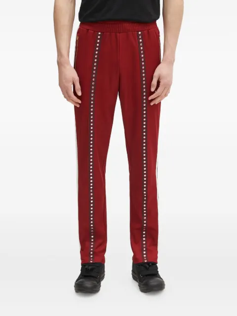 adidas embellished striped track pants Red KA4391