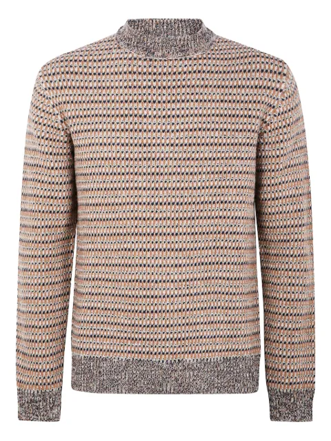 Zanone textured wool sweater Neutrals 810234ZN280