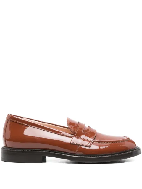 AGL patent-leather penny loafers Brown D778007PGMOON0638