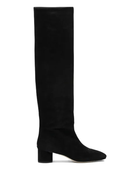 Aeyde 55mm Willa suede block-heel boots Black WILLACOWSUEDELEATHERBLACK