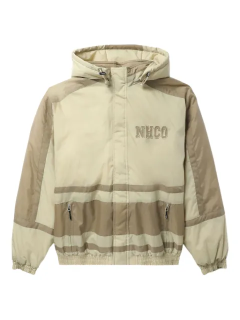 Neighborhood hooded panelled jacket Neutrals 222TSNHJKM05