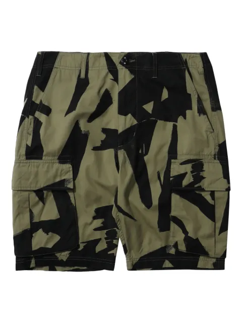 Neighborhood camo-print cargo shorts Black 211YTNHPTM07