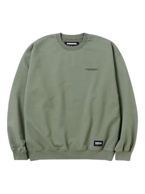 Neighborhood crew-neck cotton sweatshirt Green 242FPNHCSM01