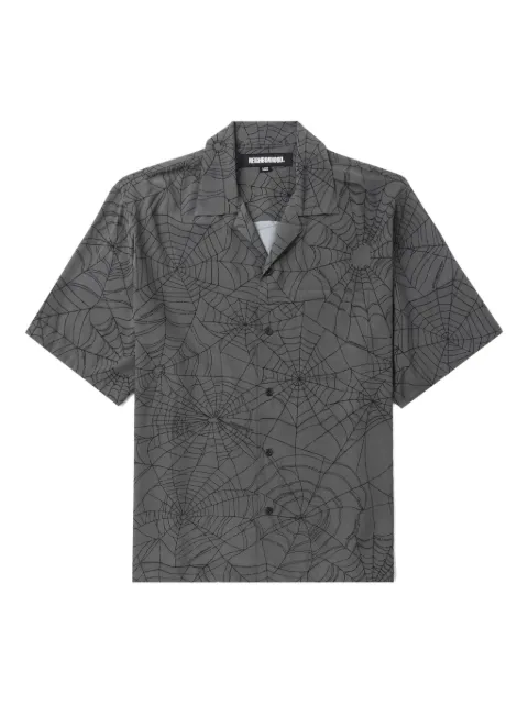 Neighborhood spiderweb shirt Grey 231TSNHSHM08