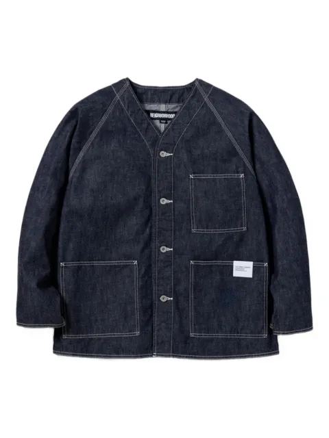 Neighborhood raglan-sleeve denim jacket Blue 241XBNHJKM03