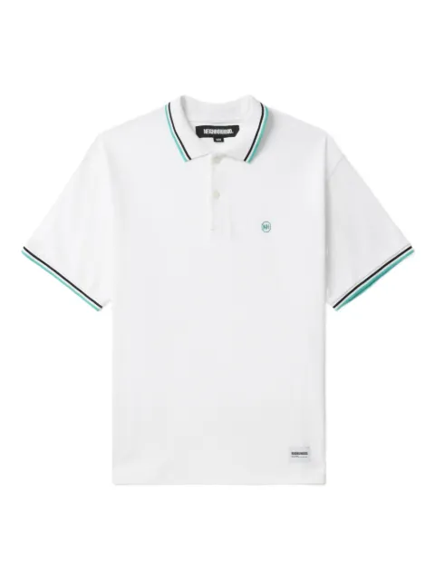 Neighborhood tipped polo shirt White 231UWNHCSM01