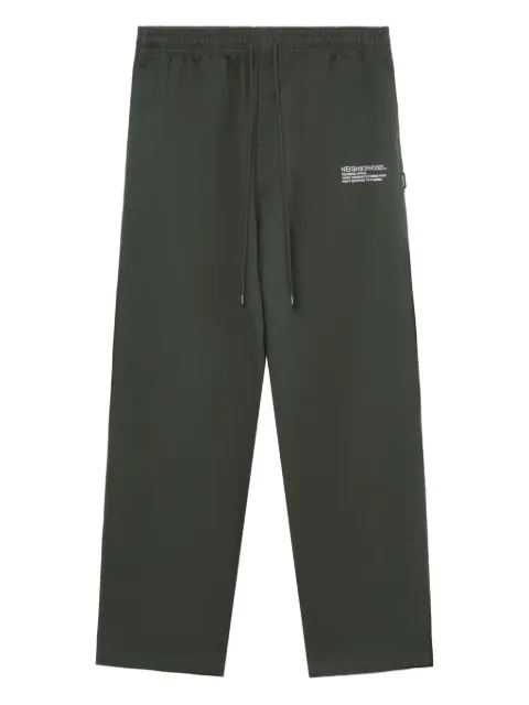 Neighborhood drawstring pocket trousers Green 242TSNHPTM02