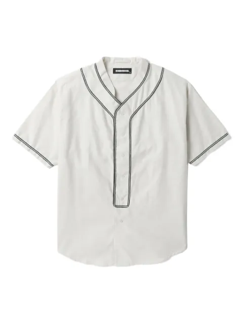 Neighborhood embroidered short-sleeve shirt Neutrals 221AQNHSHM05