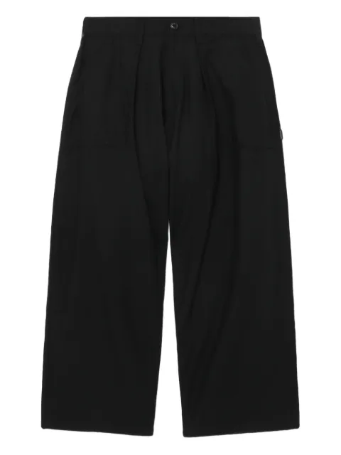 Neighborhood pleated side-pocket trousers Black 232AQNHPTM01