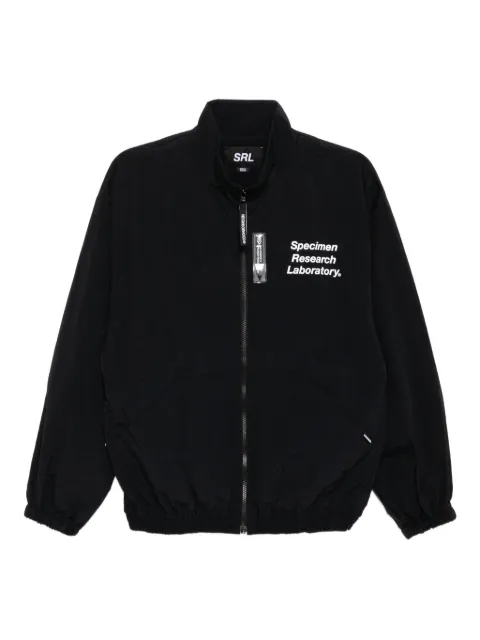Neighborhood slogan-print jacket Black 231AQNHJKM05