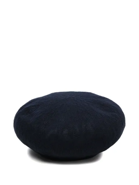 Neighborhood embroidered cotton-blend beret Blue 24111NHHT01