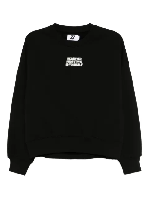 izzue graphic-printed sweatshirt Black IZXSWW00452XPBKX