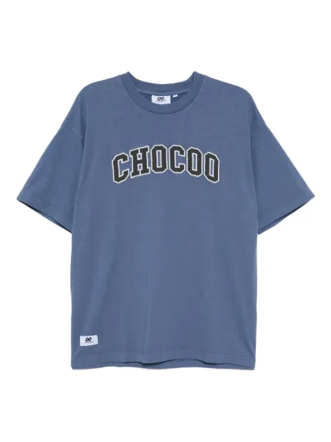CHOCOOLATE logo-embroidered T-shirt Blue B1XTEM00283XPBLD