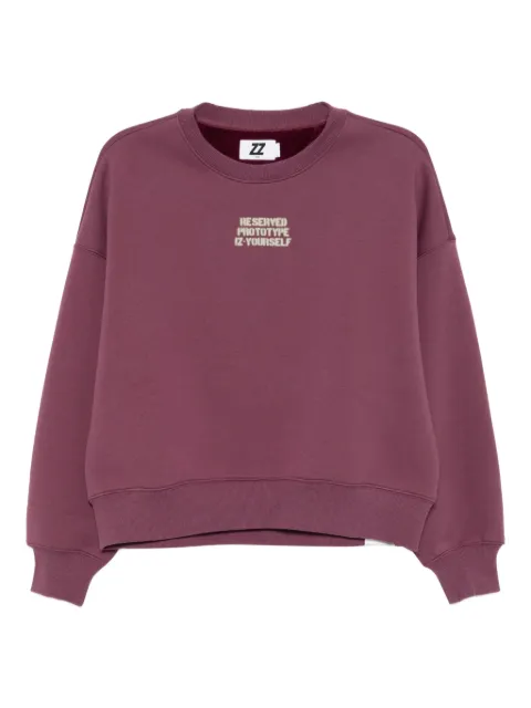 izzue graphic-printed sweatshirt Purple IZXSWW00452XPBDX