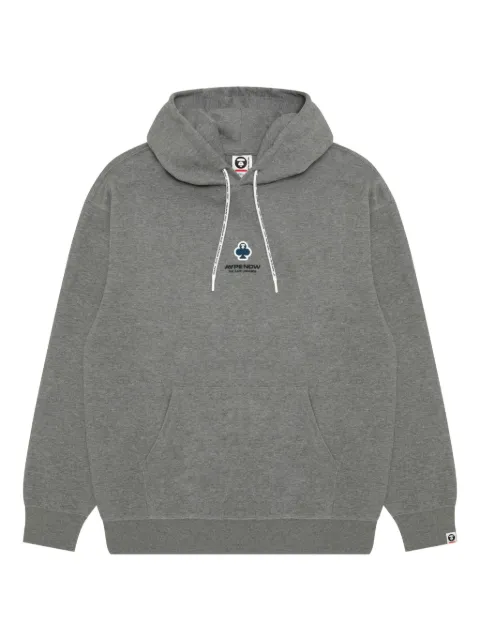 AAPE BY *A BATHING APE® logo-details hoodie Grey ASWC351XAP