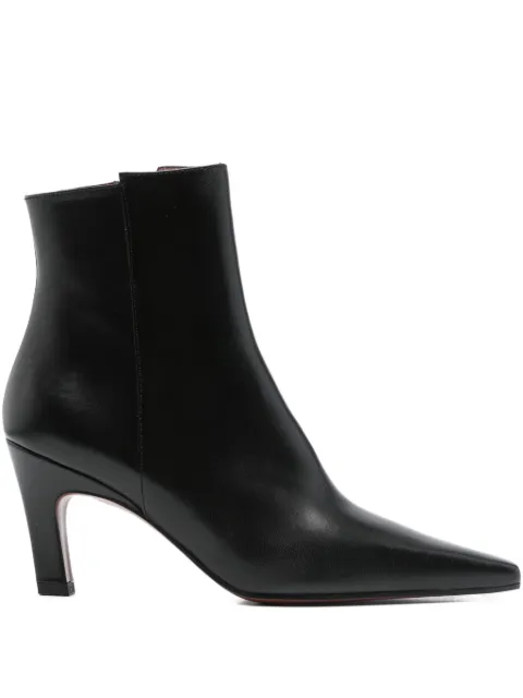 Roberto Festa 75mm Yanira pointed-toe heeled ankle boots Black YANIRA