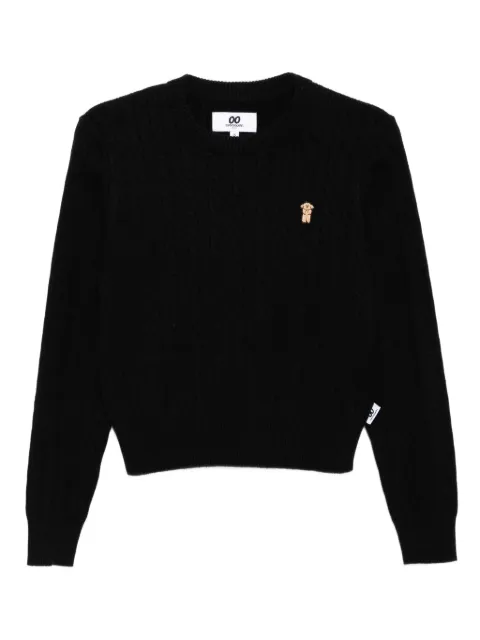 CHOCOOLATE logo-embroidered jumper Black B1XKNW00562XPBKX