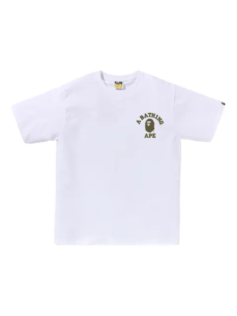 A BATHING APE® ape-head logo T-shirt White 001TEL801014M
