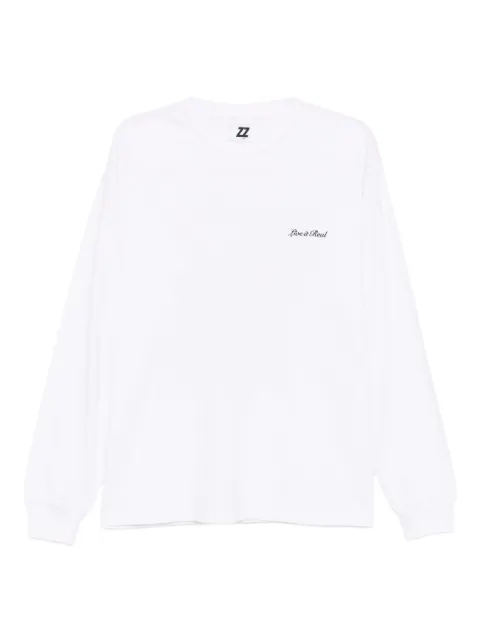 izzue slogan-embroidered T-shirt White IZXLTM00153X