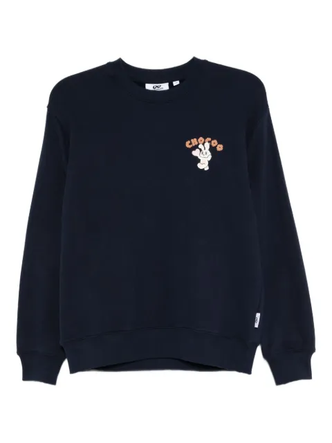 CHOCOOLATE logo-embroidered sweatshirt Blue B1XSWW00601XPNYX