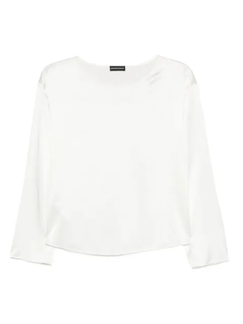 Emporio Armani long-sleeve blouse White EW002198AF17300