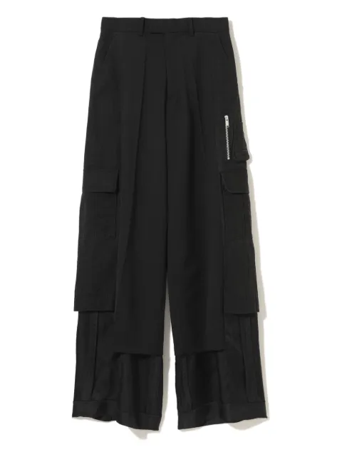 Undercover layered cargo trousers Black UP2E1508
