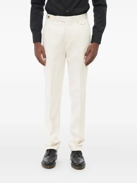 Brunello Cucinelli silk tailored trousers White MB412L00RTB412