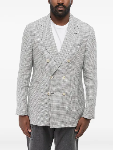 Brunello Cucinelli double-breasted jacket Grey MB4057BBDTC032