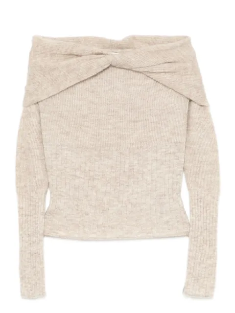 Reformation Florie Twist sweater Neutrals 1316579