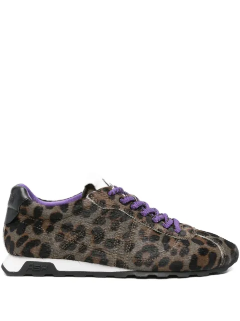 Ash Kill Bill leopard calf-leather sneakers Brown KILLBILL04