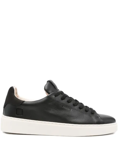 D.A.T.E. Levante leather lace-up sneakers Black M431LVCABK