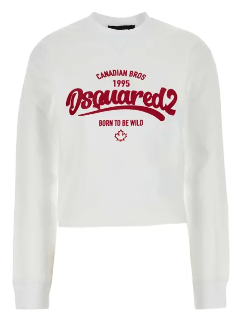 DSQUARED2 logo cotton sweatshirt White S75GU0600S25030