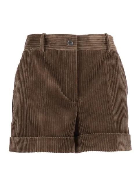 P.A.R.O.S.H. pleated shorts Brown COXFORDD210170