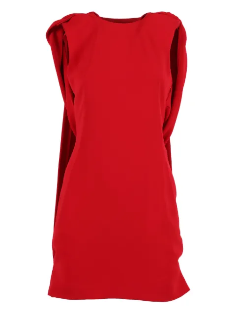 Alberta Ferretti draped mini dress Red 4365134