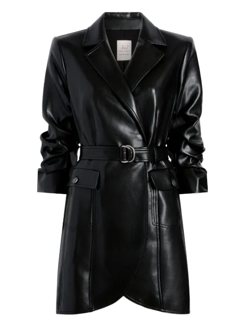 Cinq A Sept belted lapel mini dress Black ZD23685872ZBLK