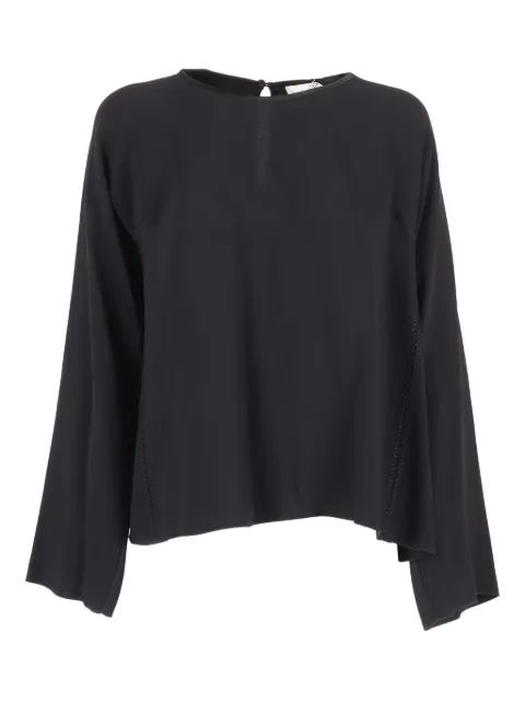 Forte Forte long-sleeve blouse Black 14063BISMYSHIRT