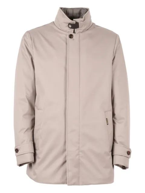 Moorer buttoned single-breasted padded jacket Neutrals MOUGI101206TEPA011